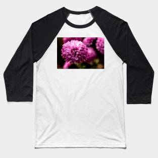 Purple Mum Closeup Baseball T-Shirt